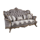 Elozzol Fabric & Antique Bronze Finish Sofa Model LV00299 By ACME Furniture